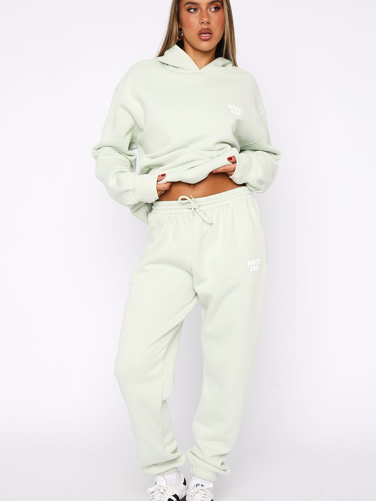 11th Street Keeping It Real Sweatpants Iced Matcha 2