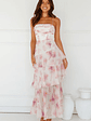 A Night Of Style Maxi Dress Pink - thumbnail 1