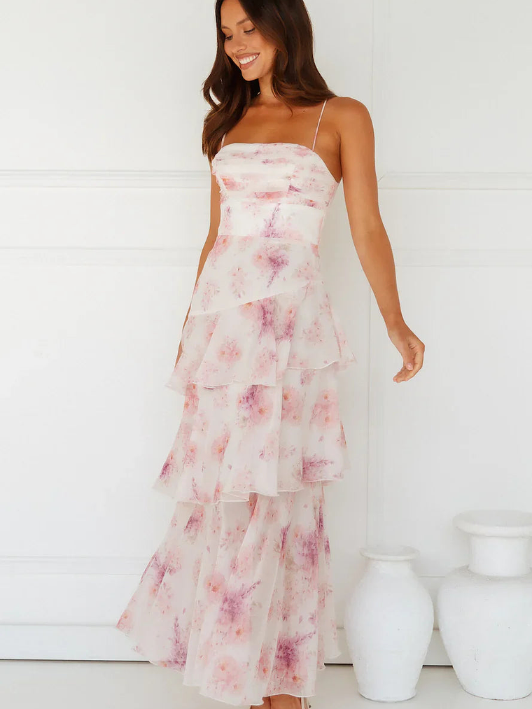 A Night Of Style Maxi Dress Pink 2