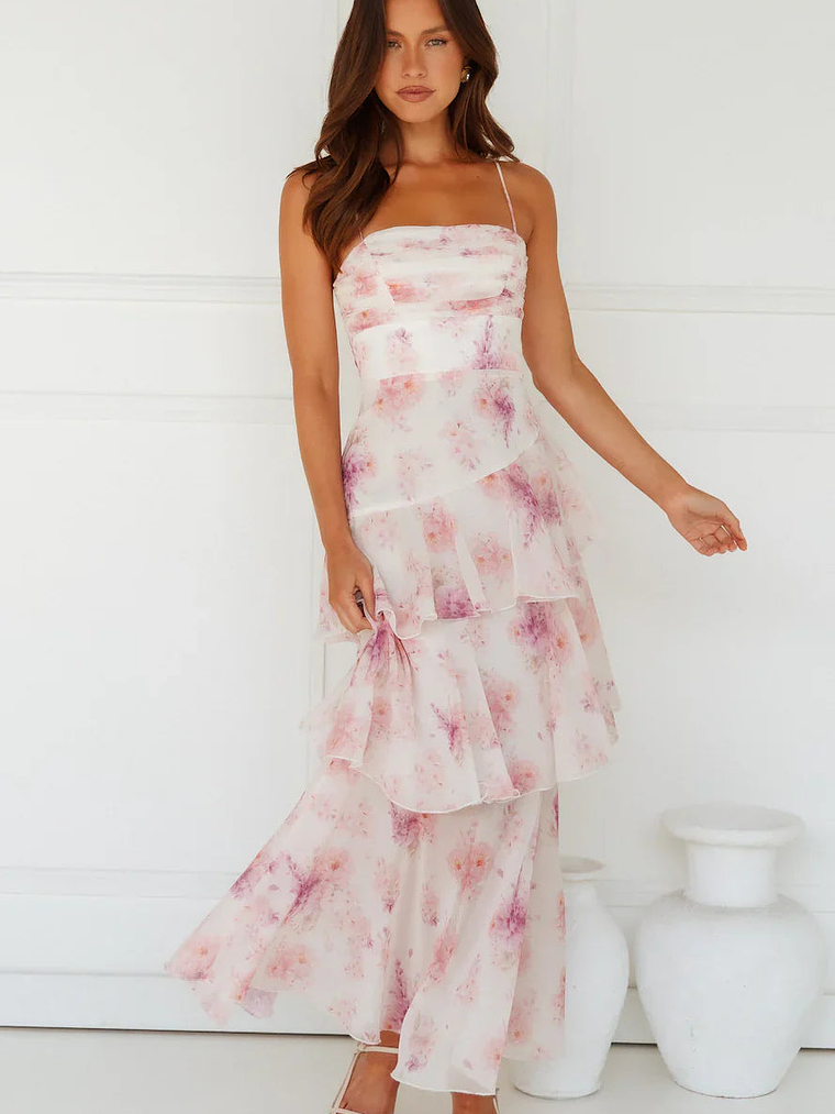 A Night Of Style Maxi Dress Pink 3