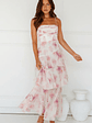 A Night Of Style Maxi Dress Pink - thumbnail 3