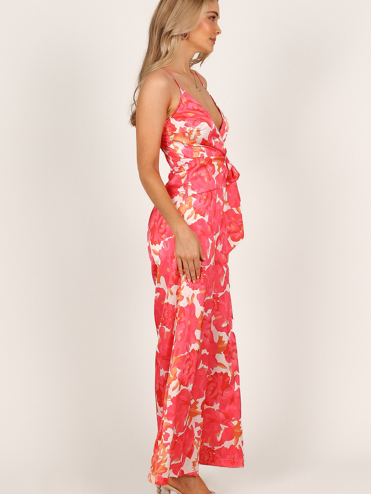 Adison Jumpsuit - Pink Floral 8