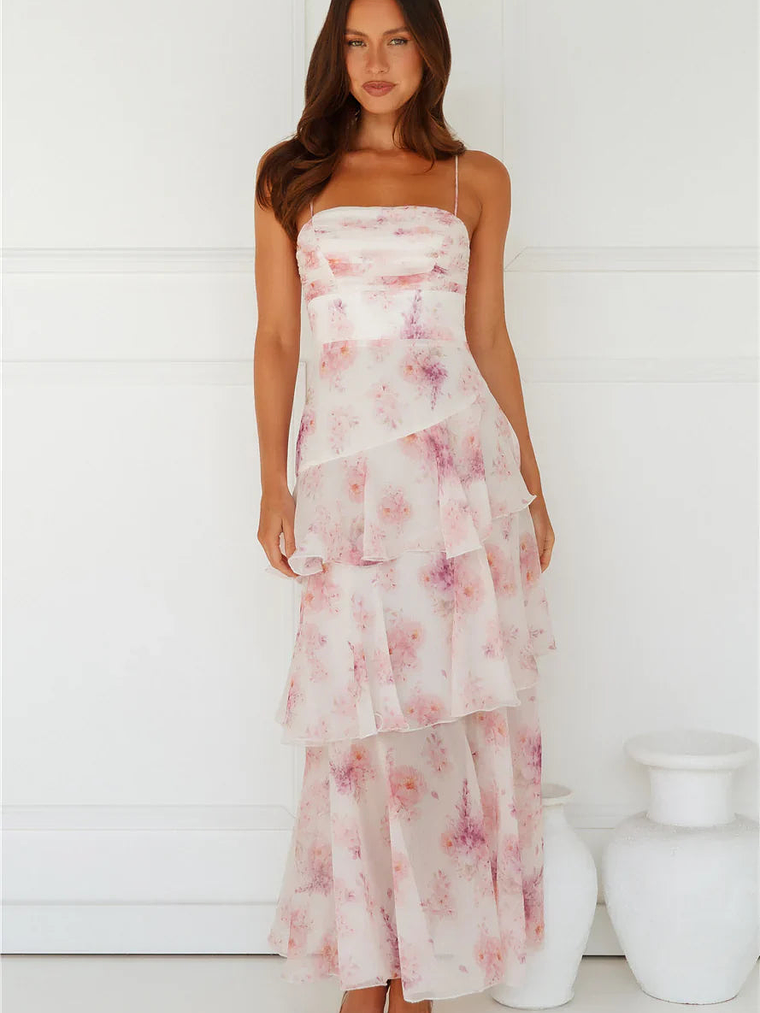 A Night Of Style Maxi Dress Pink 5