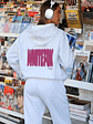 11th Street New York Or Nowhere Oversized Hoodie Berry Blast - thumbnail 1