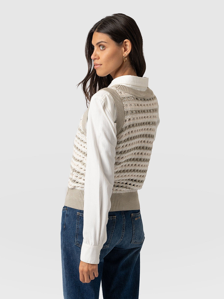 Adler Sleeveless Knit - Beige 6