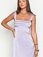Akira Lilac Tie Mini Dress - thumbnail 2