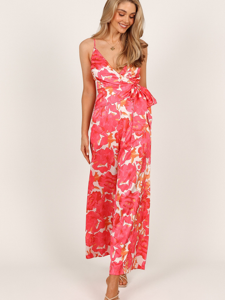 Adison Jumpsuit - Pink Floral 9