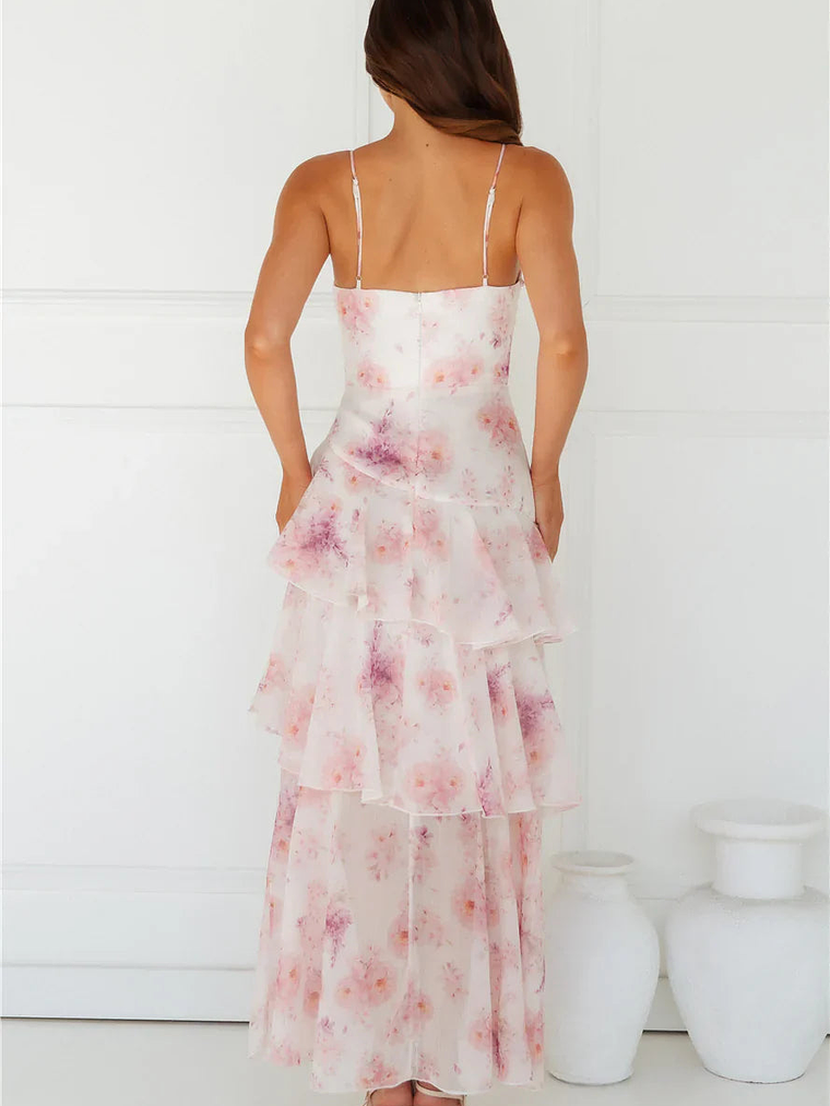 A Night Of Style Maxi Dress Pink 7