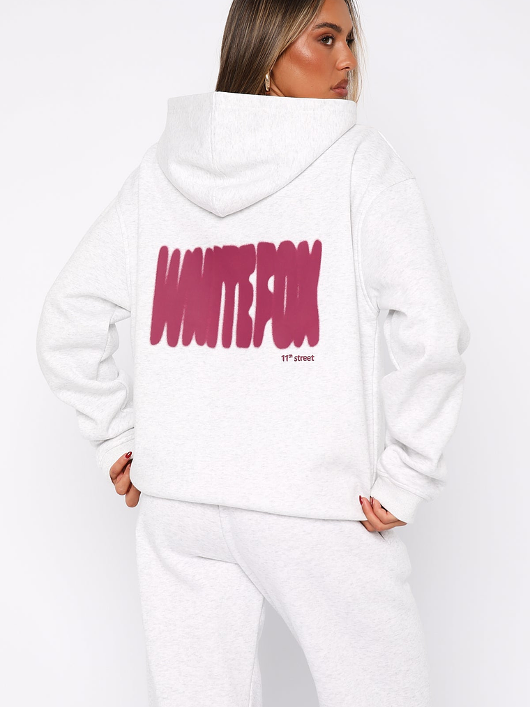 11th Street New York Or Nowhere Oversized Hoodie Berry Blast 5