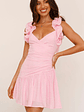 Alma Mini Dress - Pink - thumbnail 3