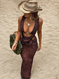 Alisa Maxi Dress Mauve Leopard - thumbnail 7