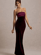 Ambrosi | Port Velvet Bandeau Maxi Dress - thumbnail 6