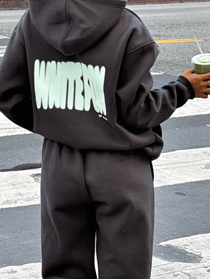 11th Street New York Or Nowhere Oversized Hoodie Matcha Crumble