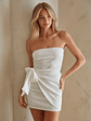 Alaina Strapless Wrap Bow Mini Dress - thumbnail 2