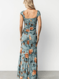 Amelia Tank Maxi Dress | Vintage Teal + Rust - thumbnail 4