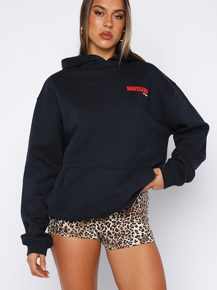 11th Street She's So Lucky Oversized Hoodie Blueberry Twist 2