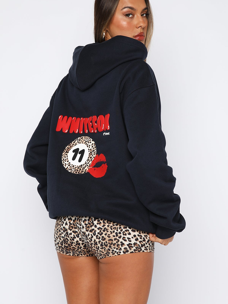 11th Street She's So Lucky Oversized Hoodie Blueberry Twist 4