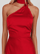 Adora One-Shoulder Maxi Dress Red - thumbnail 3