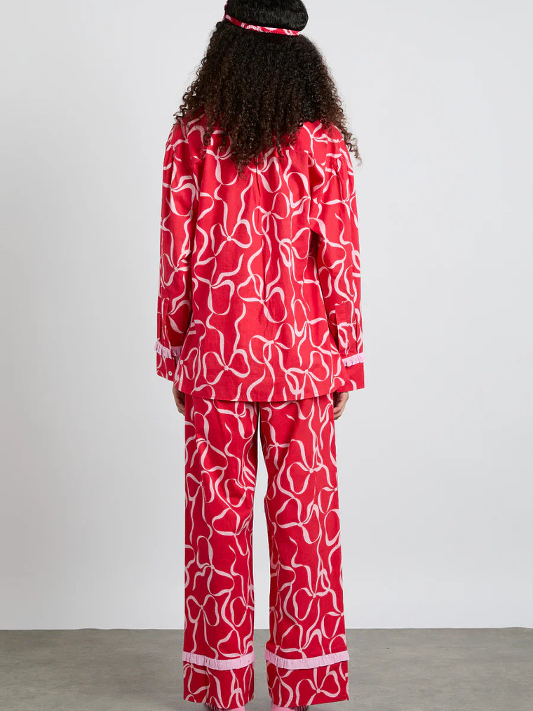 antonia pj set- red bows 5