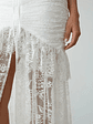 Aphrodite Lace Ruched Rosette Maxi Dress - thumbnail 6