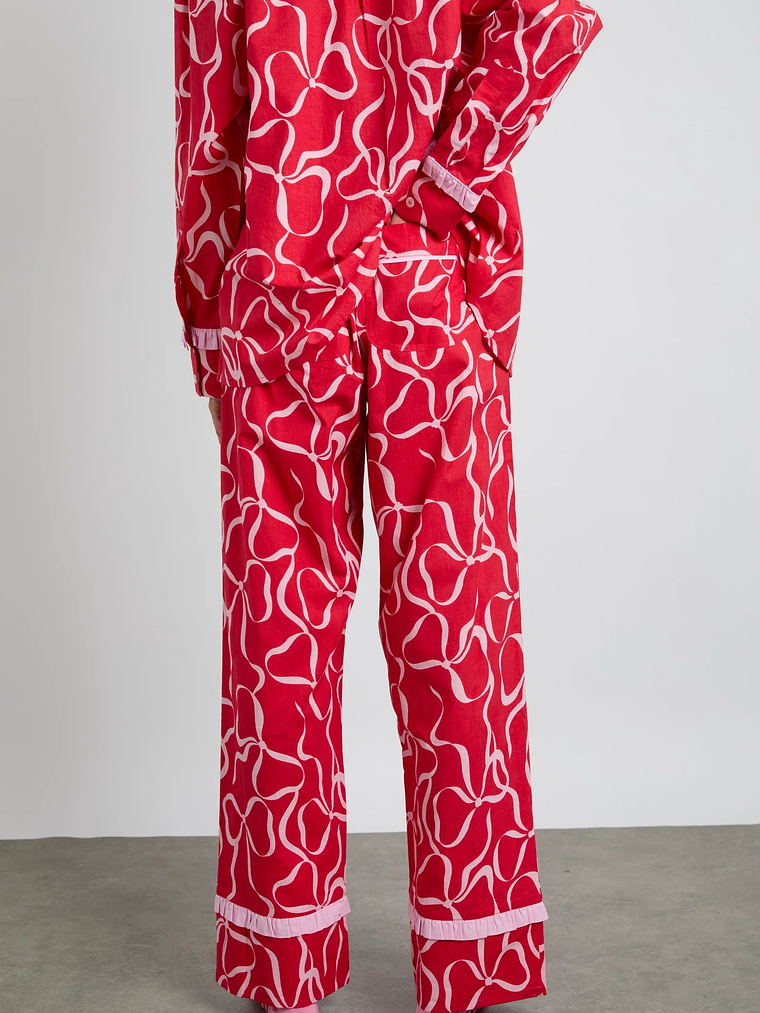 antonia pj set- red bows 7