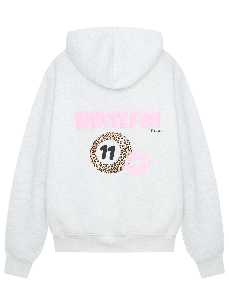 11th Street She's So Lucky Oversized Hoodie Leopard Splice 6