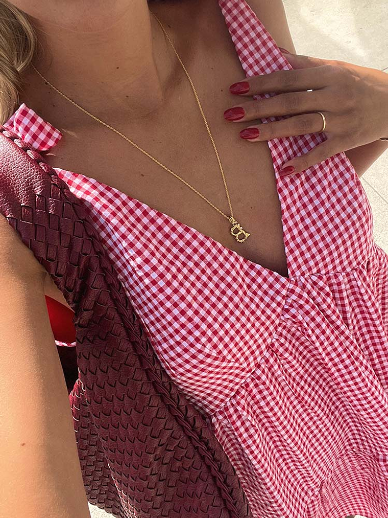 Angel Girl Red Gingham Mini Dress 9