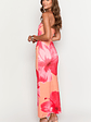 Arizona Orange Floral Print Maxi Dress - thumbnail 5
