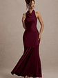 Amelita | Port Satin Cowl-Neck  Maxi Dress - thumbnail 3