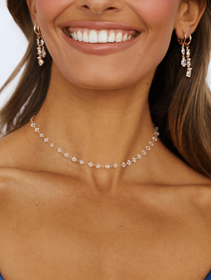 Angelic Melody Choker Necklace Gold