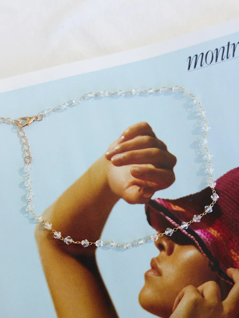 Angelic Melody Choker Necklace Gold 2