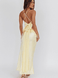 Arizona Sunset Criss-Cross Bow Back Dress Yellow - thumbnail 3