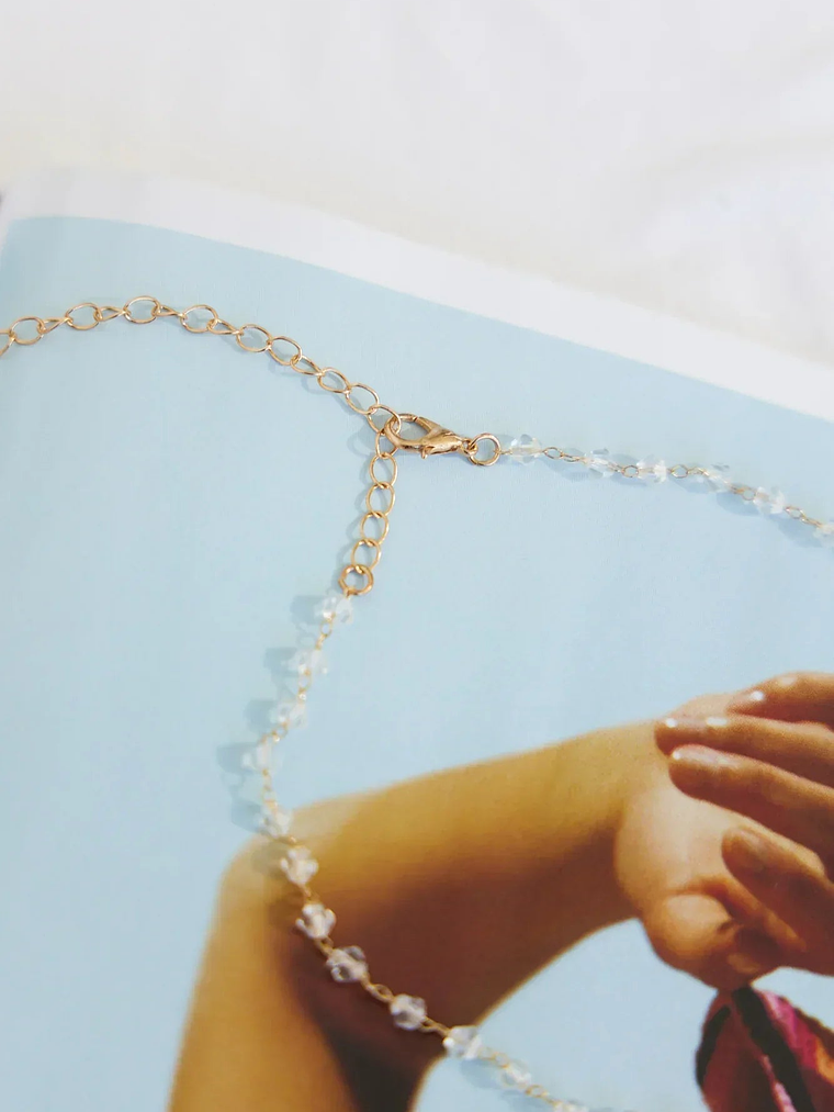 Angelic Melody Choker Necklace Gold 4