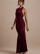 Amelita | Port Satin Cowl-Neck  Maxi Dress - thumbnail 6