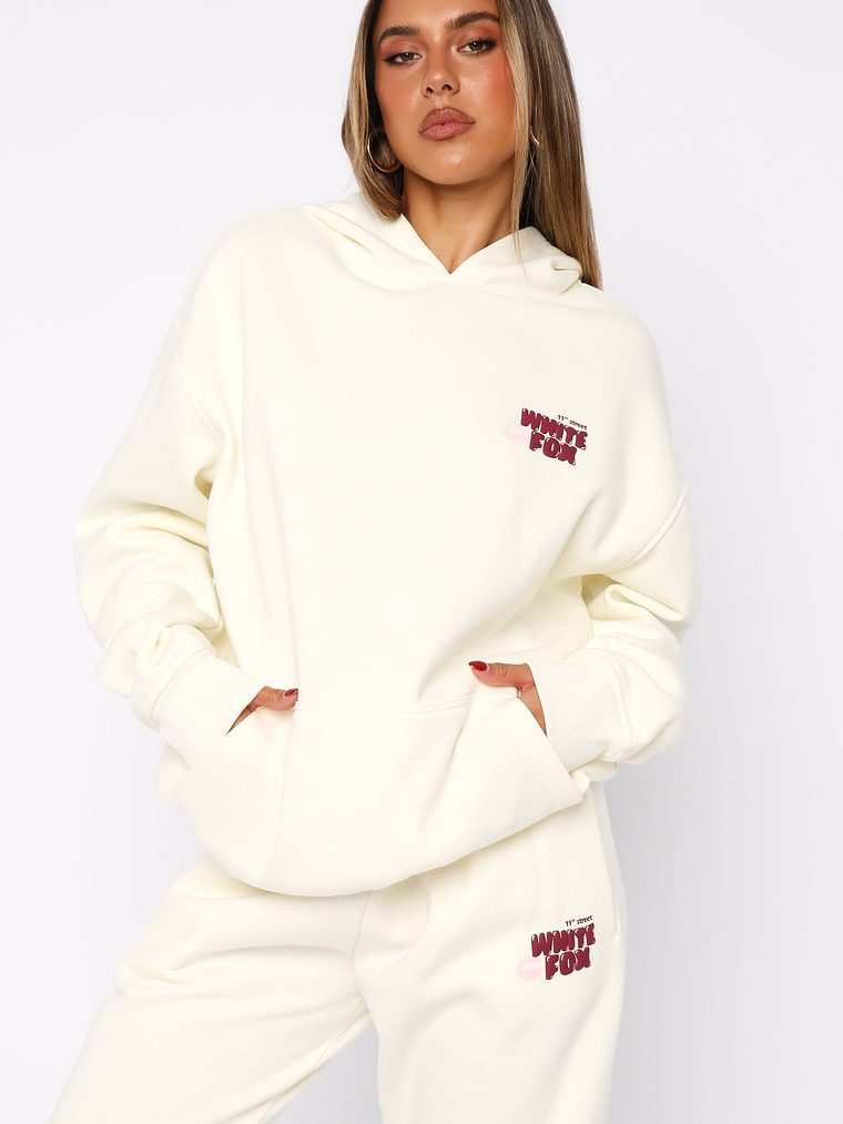 11th Street Sweet Kisses Oversized Hoodie Cake Batter 2