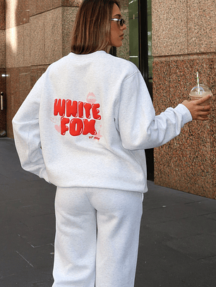 11th Street Sweet Kisses Oversized Sweater Cherry Glaze