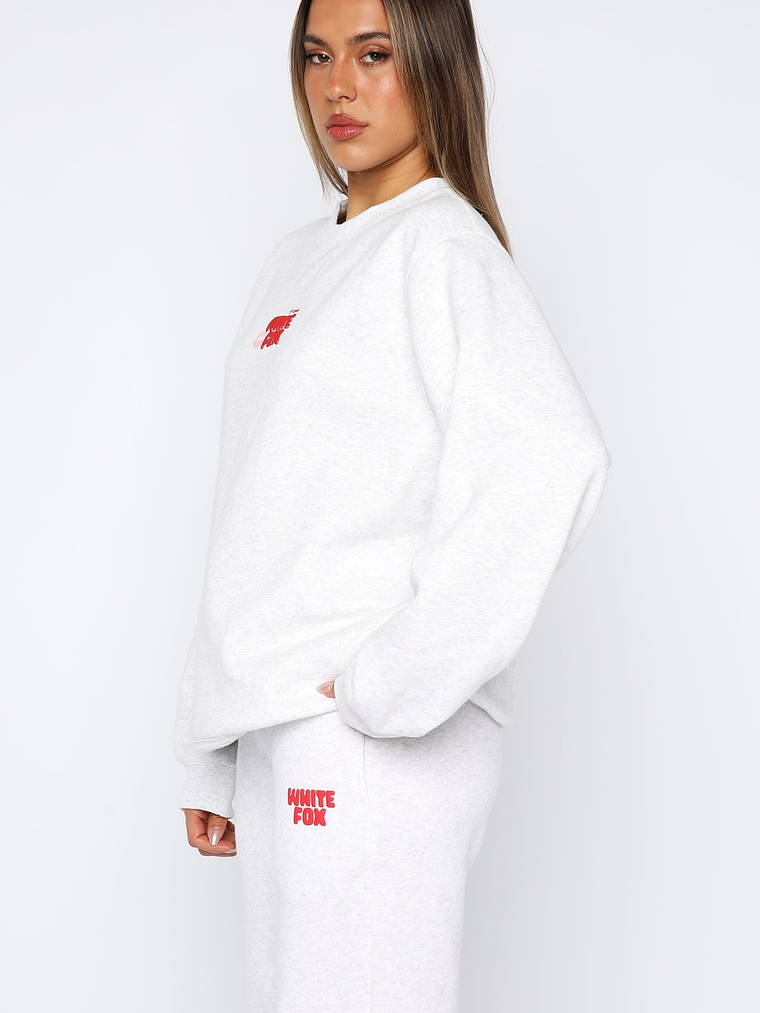 11th Street Sweet Kisses Oversized Sweater Cherry Glaze 3