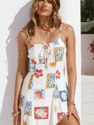Arabelle Mini Dress - Belle Print