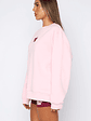 11th Street Sweet Kisses Oversized Sweater Pink Sugar - thumbnail 3