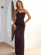 Amore Maxi Dress Dark Chocolate - thumbnail 1