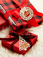 2022 Pierced Wreath & Tree Ornaments, S/2 - thumbnail 2