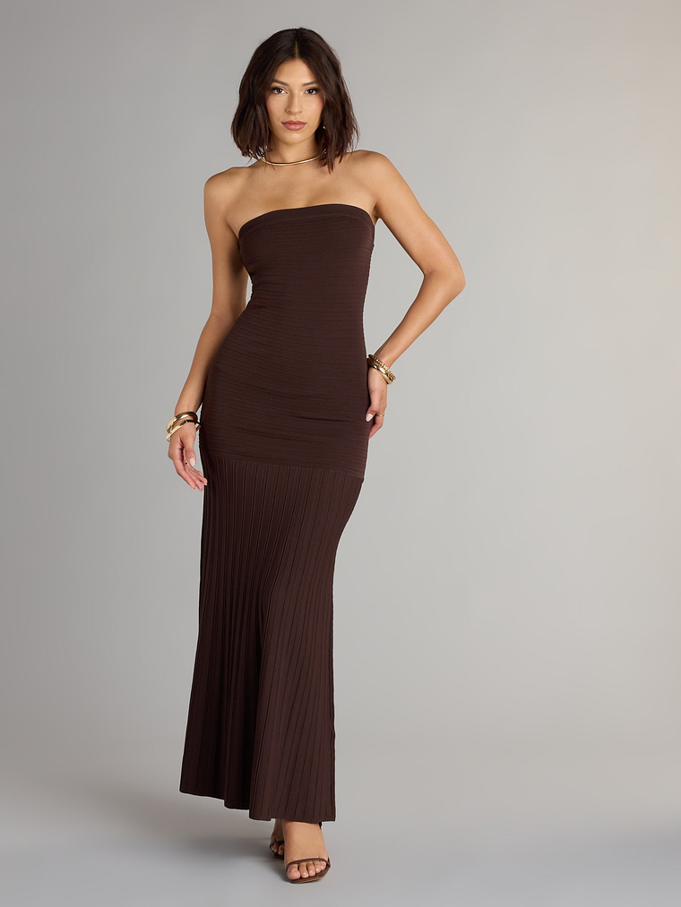 All Eyes On You Strapless Maxi Dress 1