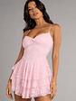 Adorable Muse Ruffled Lace Skater Dress - thumbnail 9