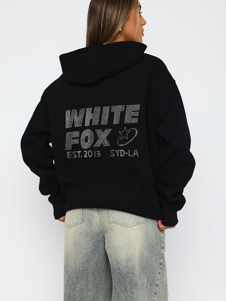 Always Shining Oversized Hoodie Black 4
