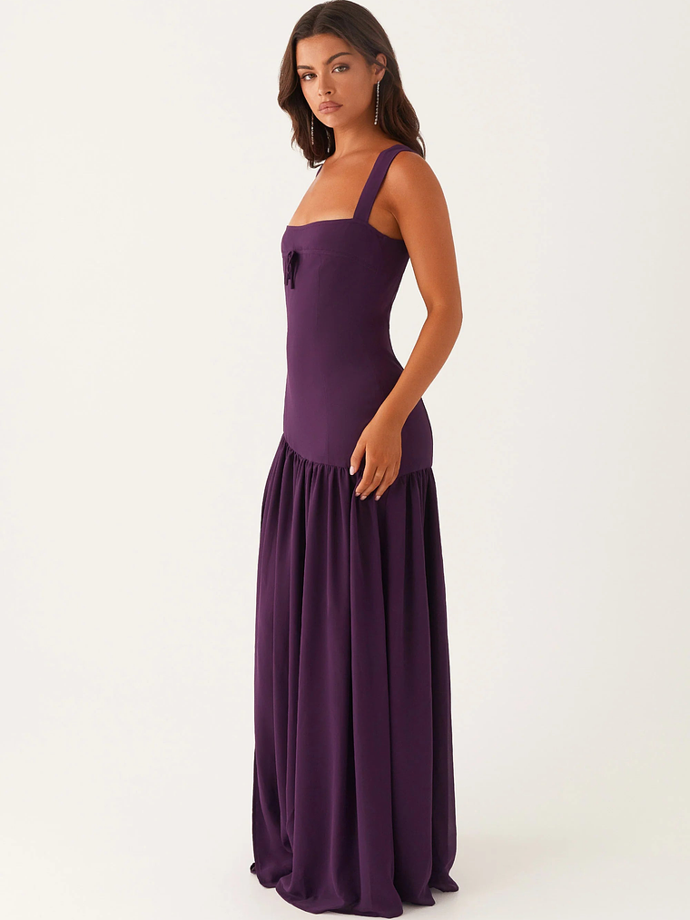 Alberta Maxi Dress - Mulberry 3