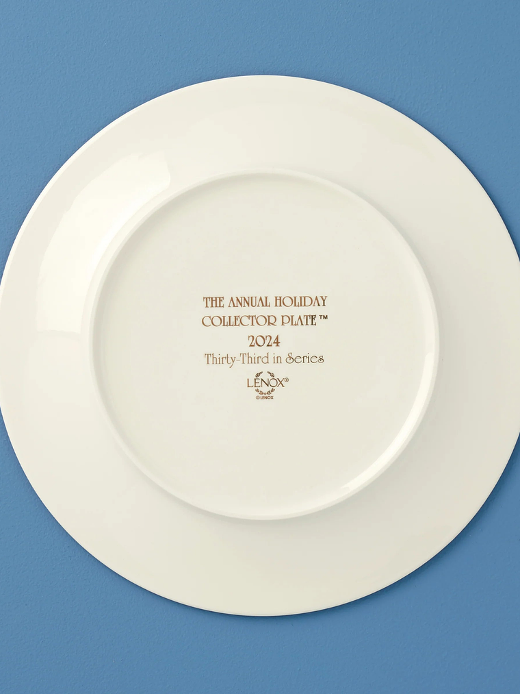 2024 Holiday Annual Plate Winter Scene 2