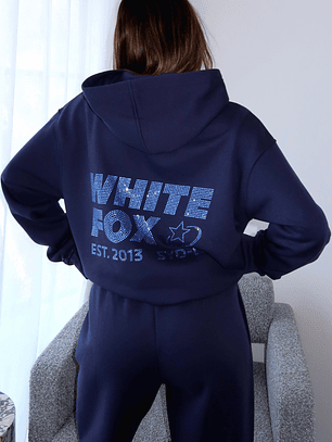 Always Shining Oversized Hoodie Navy