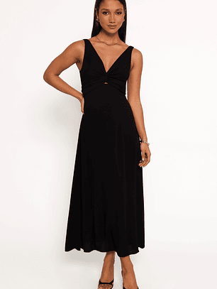 Archer Midi Dress - Black