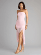 All Eyes On You Strapless Ruffle Midi Dress - thumbnail 8
