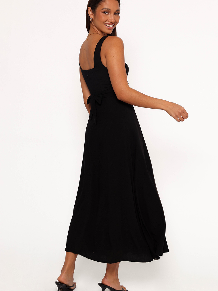 Archer Midi Dress - Black 2